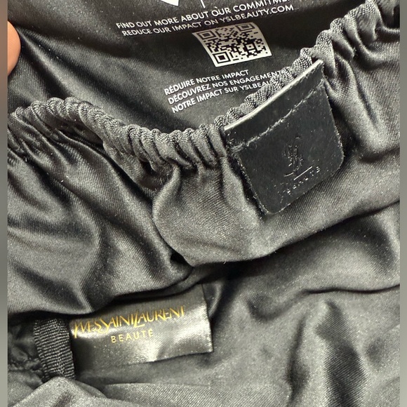 Yves Saint Laurent Beaute YSL Black Makeup Bag Cosmetic Pouch GWP - Picture 6 of 10